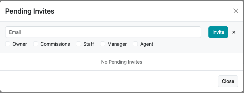 Screenshot: Create the Invite and Assign Role(s)