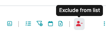 Screenshot: Remove a Contact from a Static List