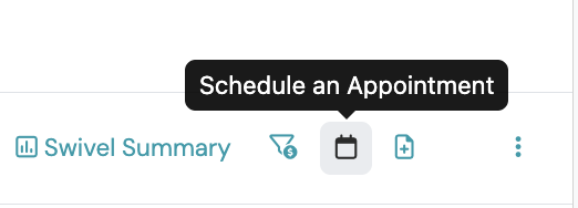 Screenshot: Action Icons