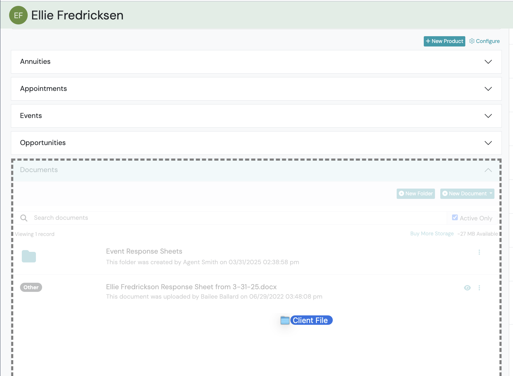 Screenshot: Drag and Drop Files and Folders