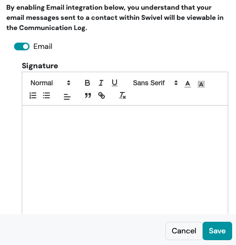 Screenshot: How to Create an Email Signature