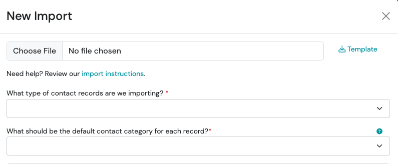 Screenshot: General Questions