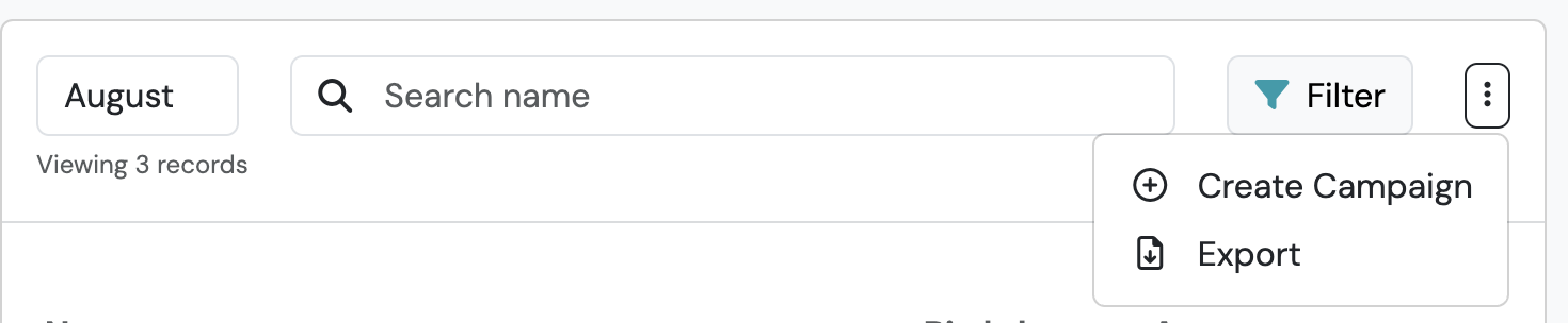 Screenshot: Creating a Birthday Email Campaign