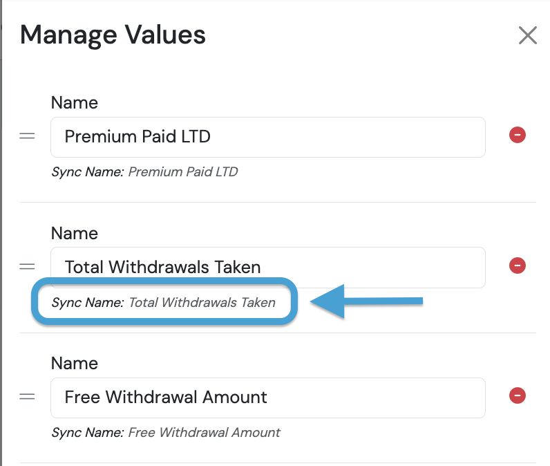 Screenshot: Sync Names (for Swivel Sync)