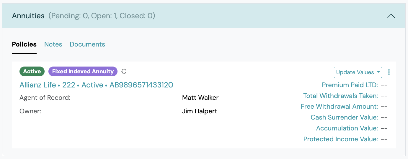 Screenshot: Force Sync from Contact Record