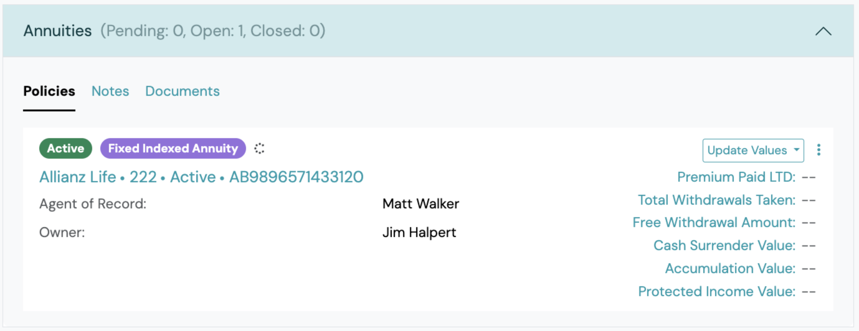 Screenshot: Step 4: Force Sync a Policy