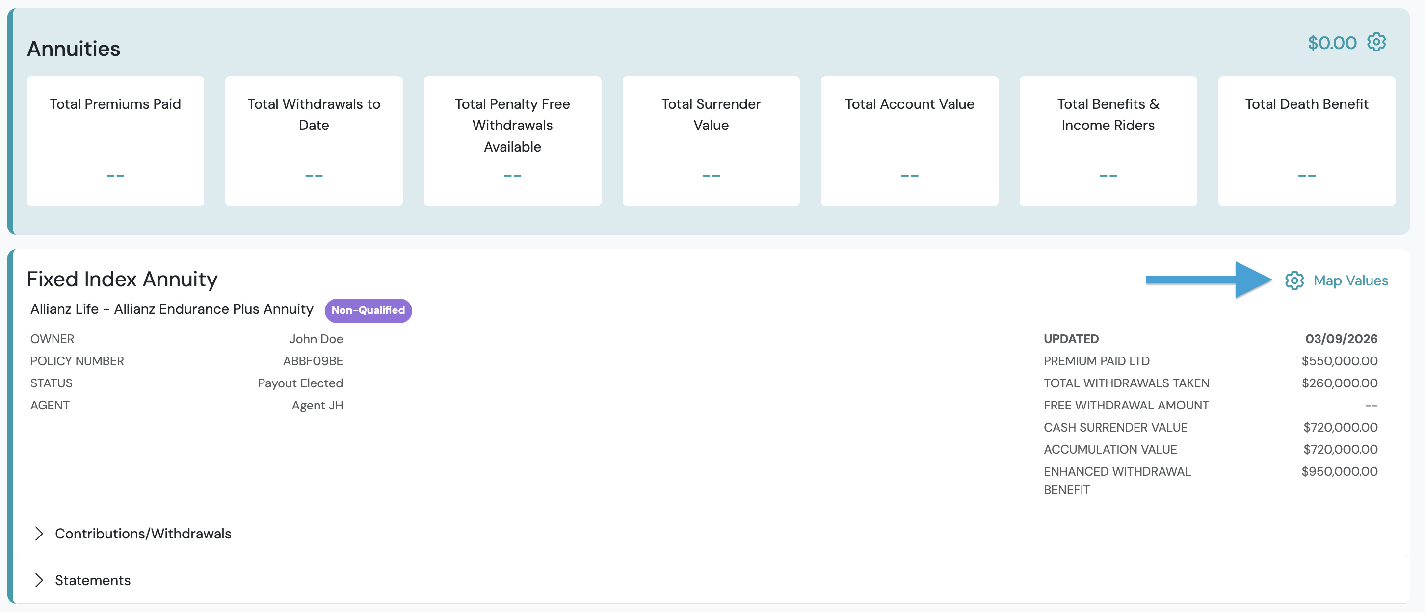 Screenshot: Confirm Sync Values are Mapping Correctly
