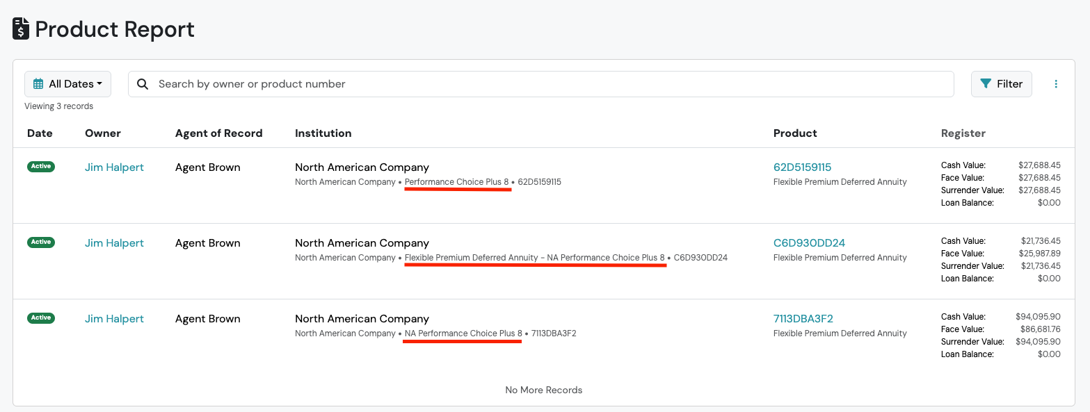 Screenshot: Addressing Duplicate or Multiple Variations of the Same Products