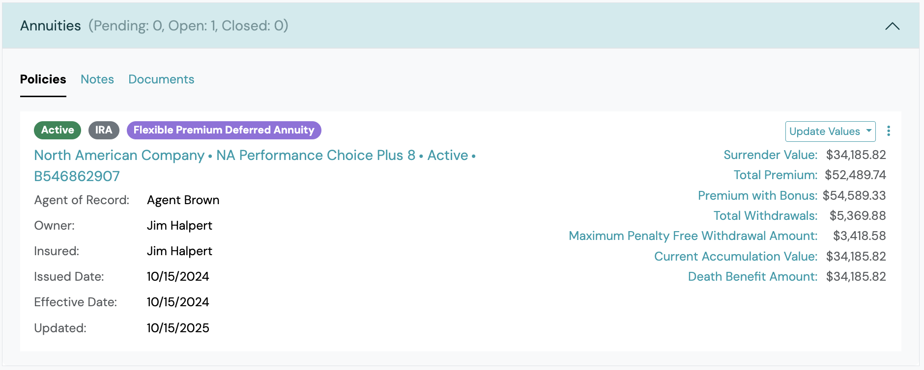 Screenshot: Removing Unwanted Value Names
