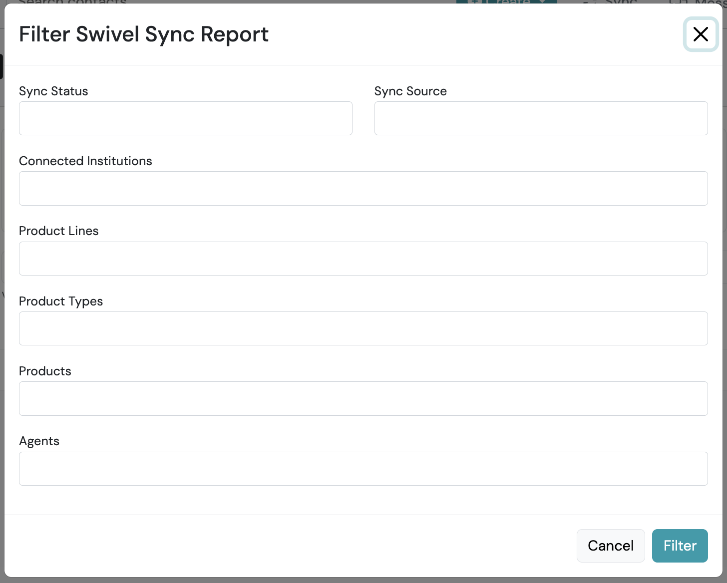 Screenshot: Running the Report